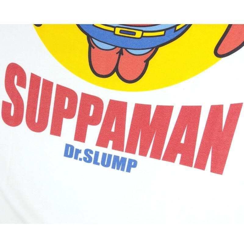 ドクタースランプ アラレちゃん 長袖Tシャツ ロンT スッパマン eplus1324 WHITE