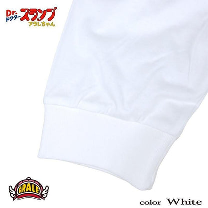 ドクタースランプ アラレちゃん 長袖Tシャツ ロンT スッパマン eplus1324 WHITE