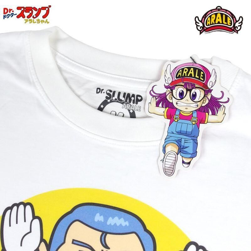 ドクタースランプ アラレちゃん 長袖Tシャツ ロンT スッパマン eplus1324 WHITE