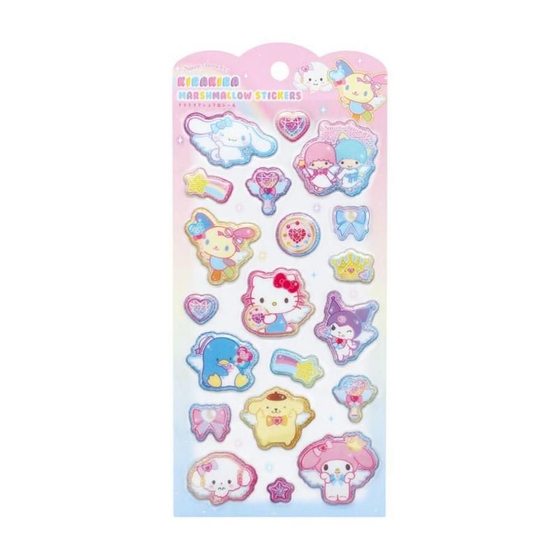 サンリオキャラクターズ キラキラマシュマロシール マジカル