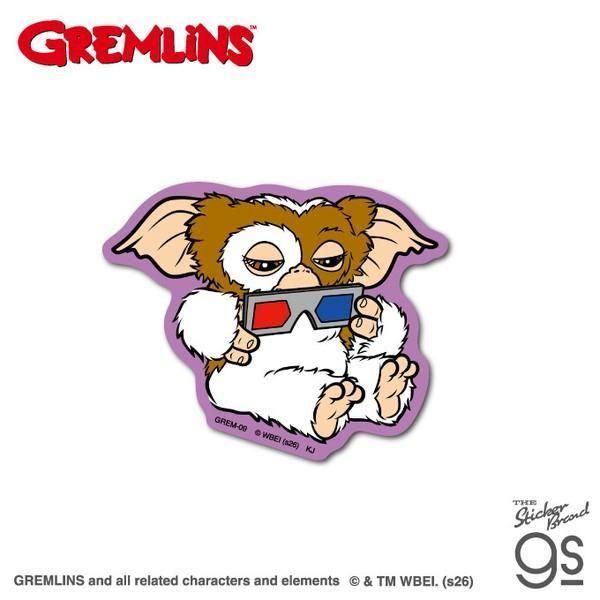GREMLINS グレムリン ダイカットステッカー 3Dメガネ ギズモ