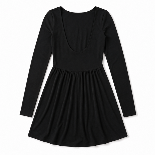 AUTUMN MINI ワンピース - BLACK