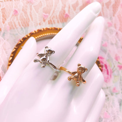 Purple Cream くまリング P426