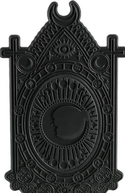 Restyle Fortune Teller Mirror with Crescent and zodiac signs BLACK