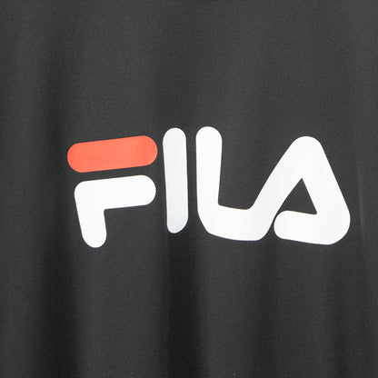 FILA Basketball Crew Neck Long T-Shirt BLACK