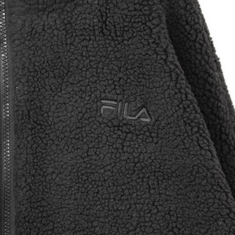 FILA Boa Big Pullover Full Zip Jacket BLACK FM9958