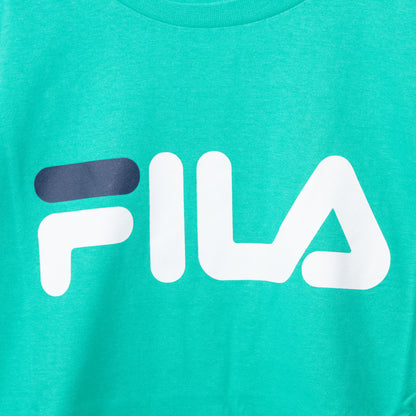 FILA BTS着用モデル Tシャツ Turquoise Blue