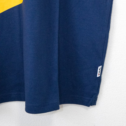 FILA BTS着用モデル Tシャツ NAVY ネイビー