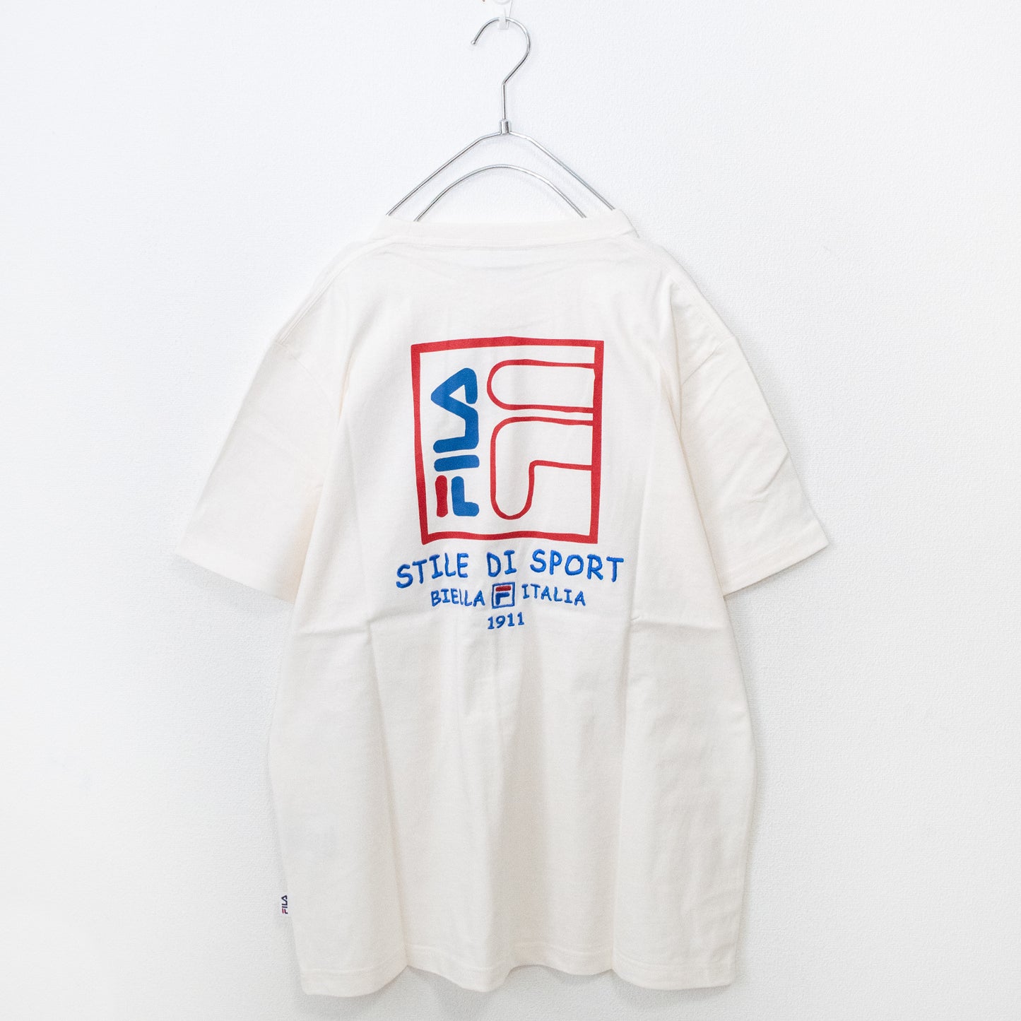 FILA BTS model T-shirt WHITE