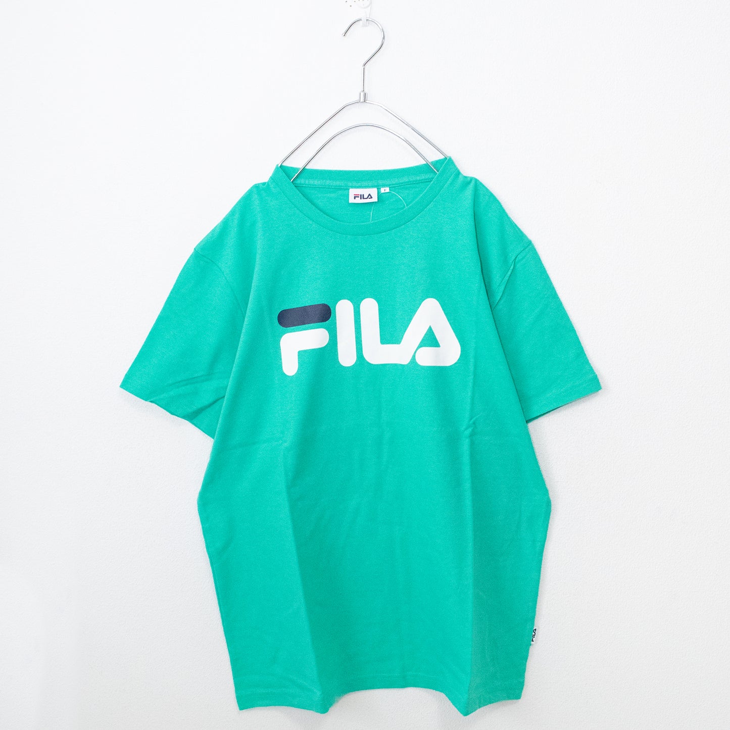 FILA BTS着用モデル Tシャツ Turquoise Blue