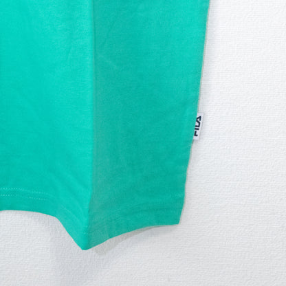 FILA BTS着用モデル Tシャツ Turquoise Blue