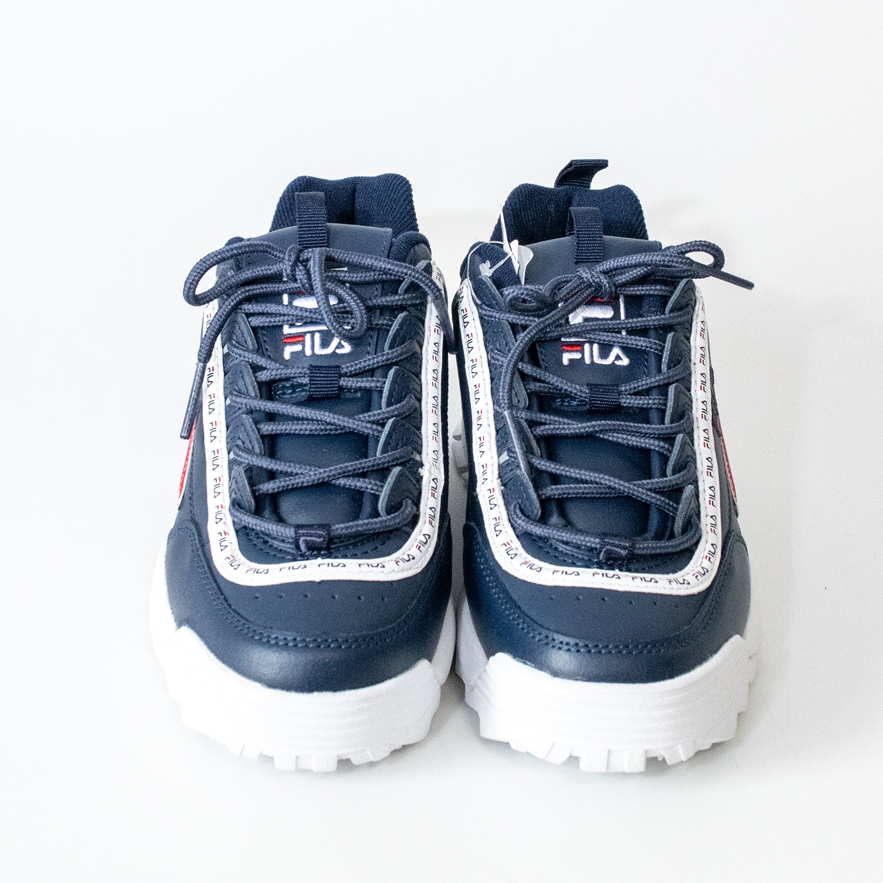 FILA フィラ DISRUPTOR PREMIUM REPEAT ディスラプター 厚底スニーカー NAVY ネイビー