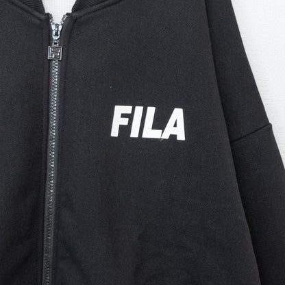 FILA フィラ U HW FZ スウェットJKT スウェット FS3093 BLACK