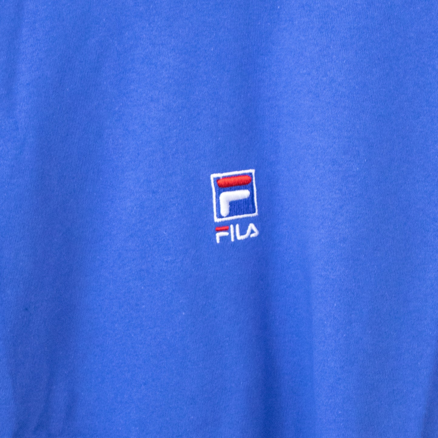 FILA HERITAGE Logo Sleeve Long T-Shirt BLUE FM9807