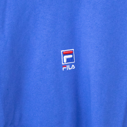FILA HERITAGE ロゴスリーブ ロンT BLUE FM9807