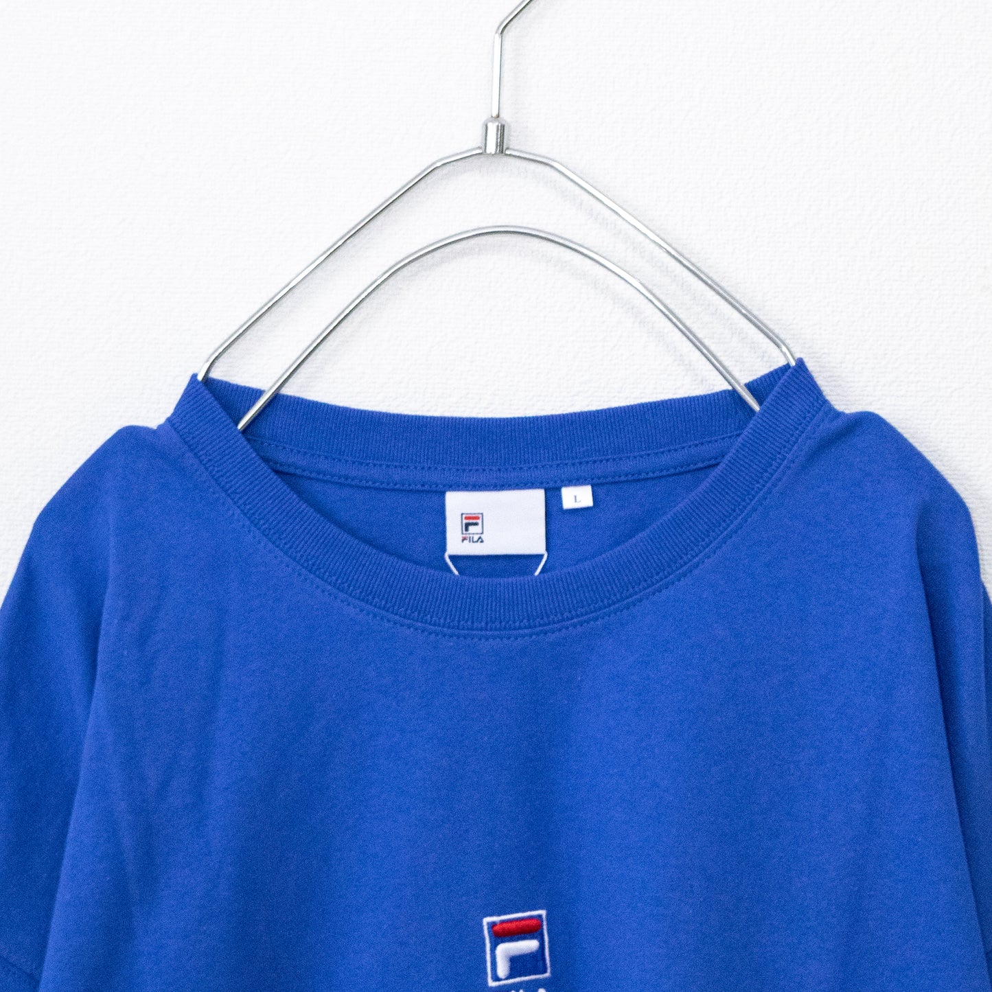 FILA HERITAGE Logo Sleeve Long T-Shirt BLUE FM9807