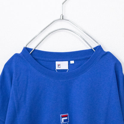 FILA HERITAGE ロゴスリーブ ロンT BLUE FM9807