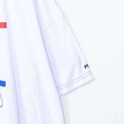 FILA Logo Graphic Short Sleeve T-Shirt WHITE