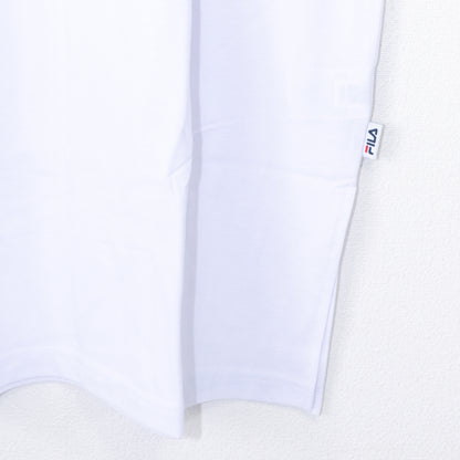 FILA Logo Graphic Short Sleeve T-Shirt WHITE