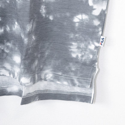 FILA ロゴプリント タイダイ 半袖Tシャツ GRAY グレー