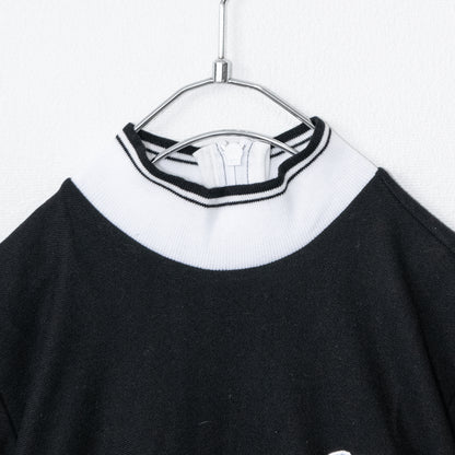 Glitters For Dinner Daddy's Polo Dress Polo Shirt Dress BLACK