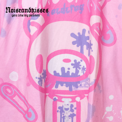 ACDC RAG Pastel Gloomy Huge T-shirt PINK