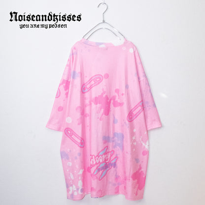 ACDC RAG Pastel Gloomy Huge T-shirt PINK
