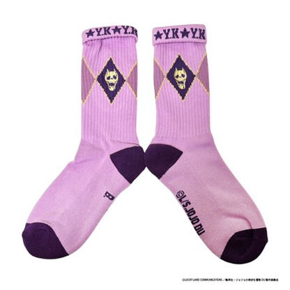 ジョジョの奇妙な冒険 ダイヤモンドは砕けない カラフルラインソックス 吉良吉影