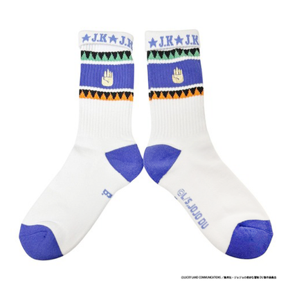 ジョジョの奇妙な冒険 ダイヤモンドは砕けない カラフルラインソックス 空条承太郎