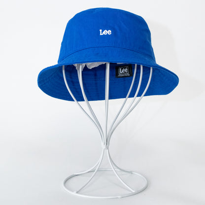 Lee logo embroidered bucket hat BLUE