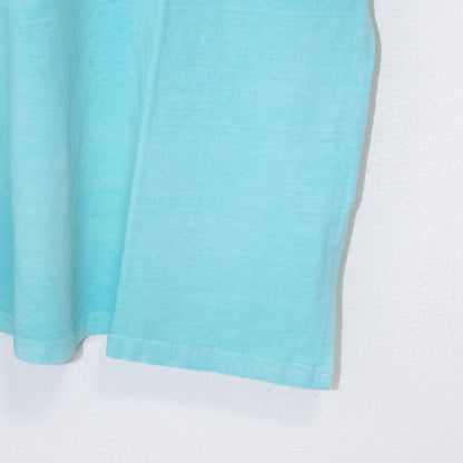 College logo print short sleeve T-shirt Mint Blue