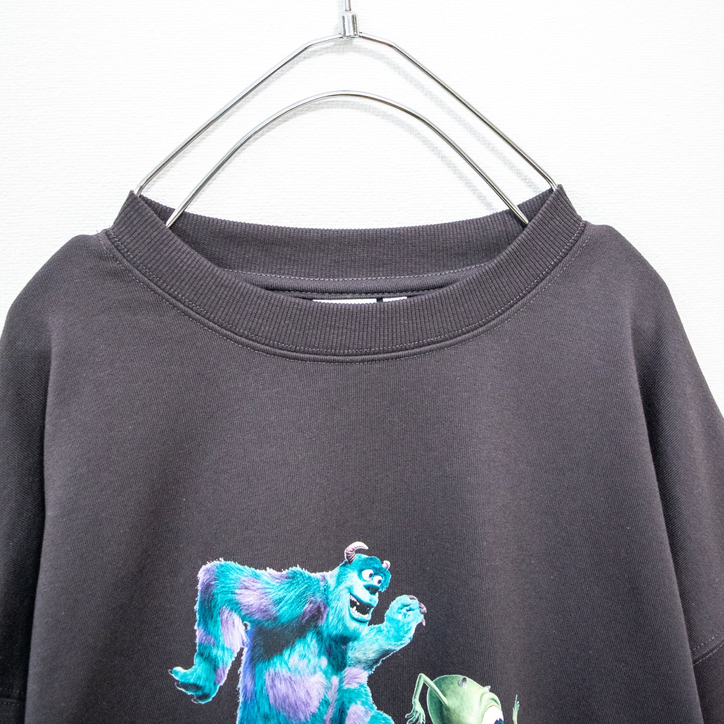 Monsters, Inc. Character Print Sweat Top CHARCOAL