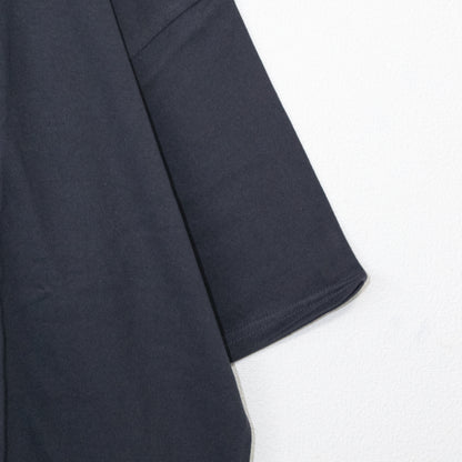 Oval logo short sleeve T-shirt BLACK