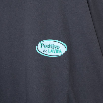 Oval logo short sleeve T-shirt BLACK