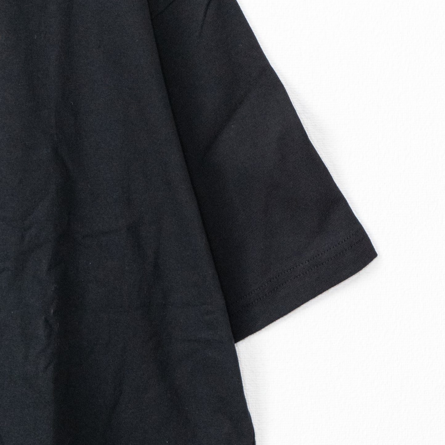 パックマン 公式 レトロロゴ刺繍 半袖Tシャツ BLACK