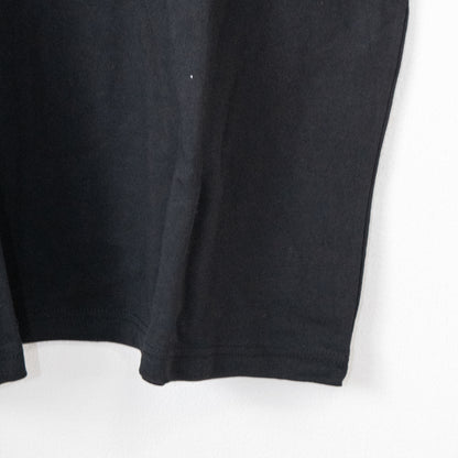 パックマン 公式 レトロロゴ刺繍 半袖Tシャツ BLACK