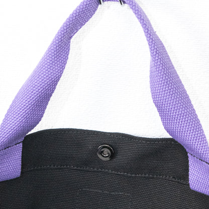 FILA x RADIO EVA Monogram Logo Tote Bag EVANGELION LIMITED BLACK