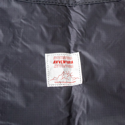 Foldable eco bag with pouch BLACK