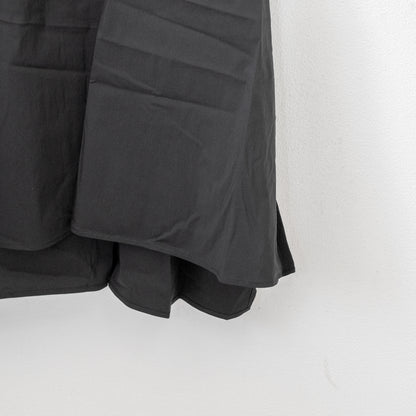 Brown&amp;Street Back flap short sleeve shirt BLACK