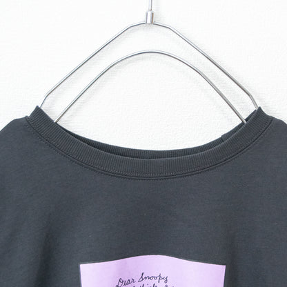 PEANUTS Snoopy One Mile Wear Top and Bottom Set CHARCOAL