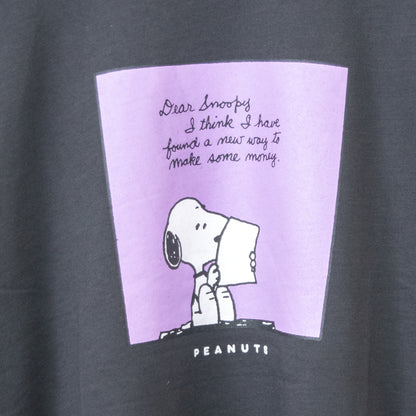 PEANUTS Snoopy One Mile Wear Top and Bottom Set CHARCOAL