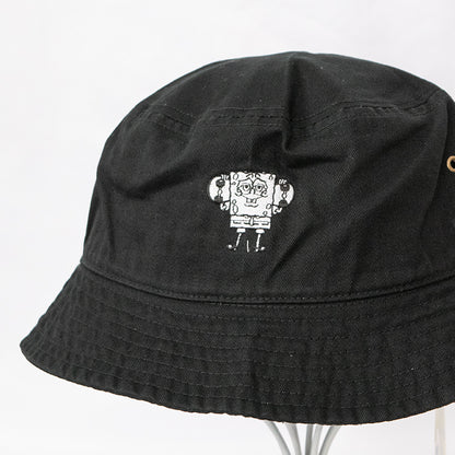 Spongebob Embroidered Bucket Hat BLACK