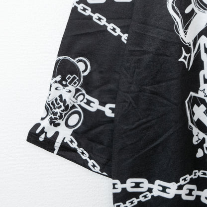 SUNCITY DOLL x ACDC RAG Sweet My Pain Huge T-shirt BLACK