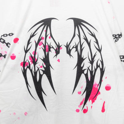 SUNCITY DOLL x ACDC RAG Sweet My Pain ヒュージTシャツ WHITE