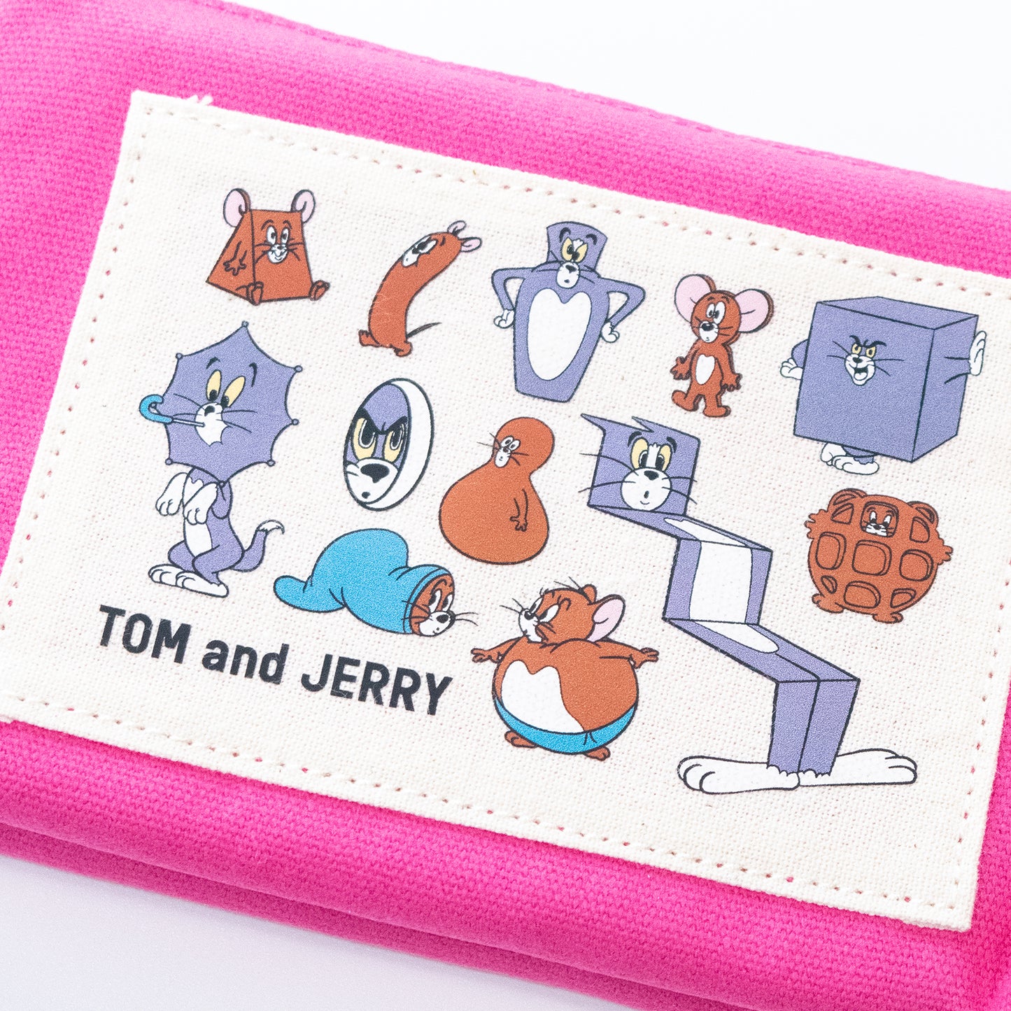 Tom and Jerry Canvas Pouch PINK