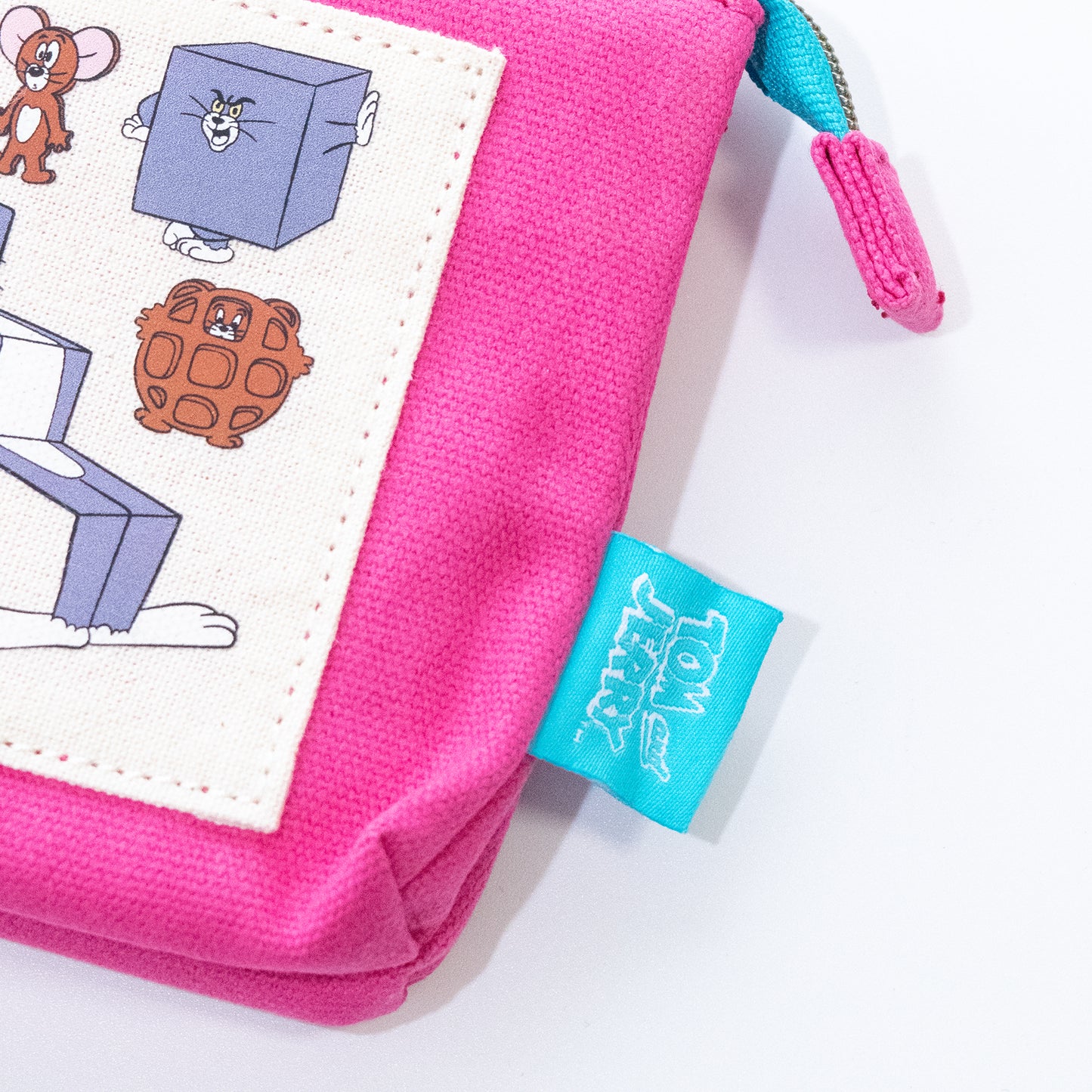 Tom and Jerry Canvas Pouch PINK