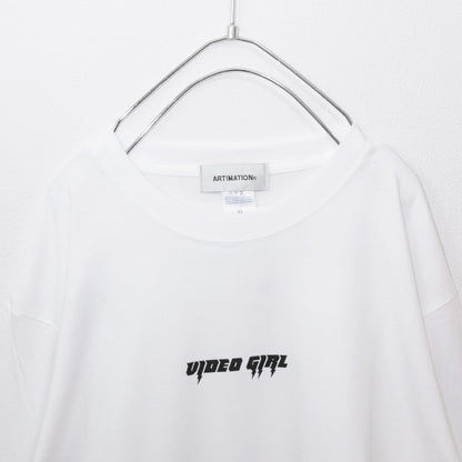 ARTIMATION x Video Girl Ai THUNDER ACTION L/ST-shirt WHITE