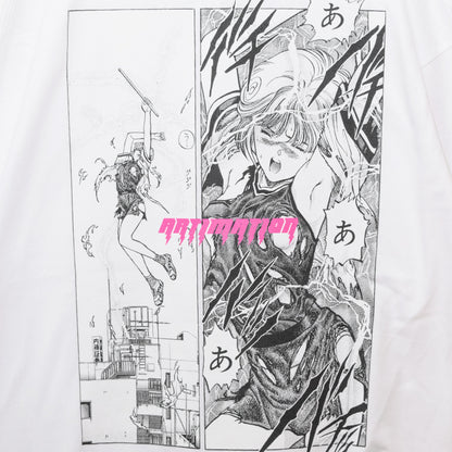 ARTIMATION x Video Girl Ai THUNDER ACTION L/ST-shirt WHITE