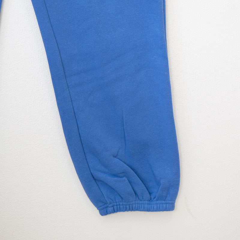 VISION STREET WEAR fleece-lined sweatpants with embroidered logo, BLUE
