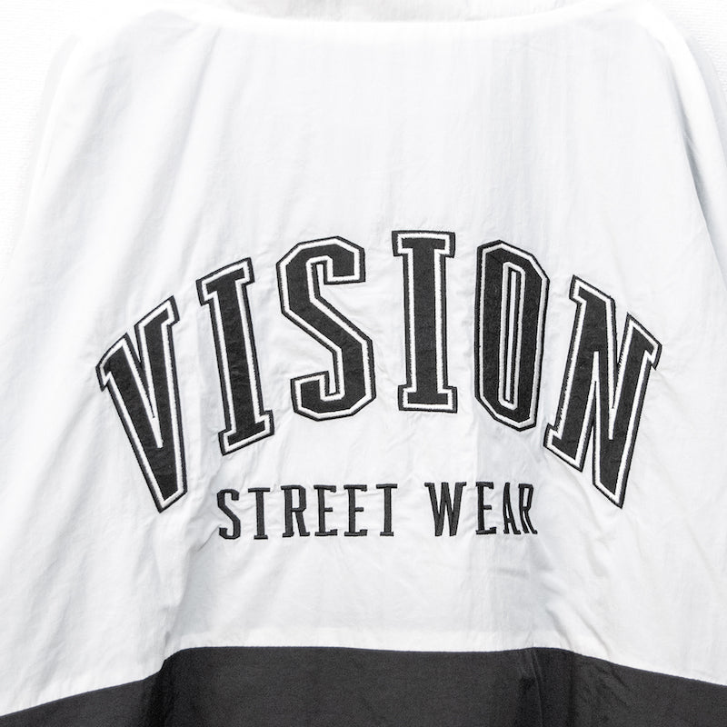 VISION STREET WEAR ヴィンテージワッペン ナイロンブルゾンジャケット WHITE